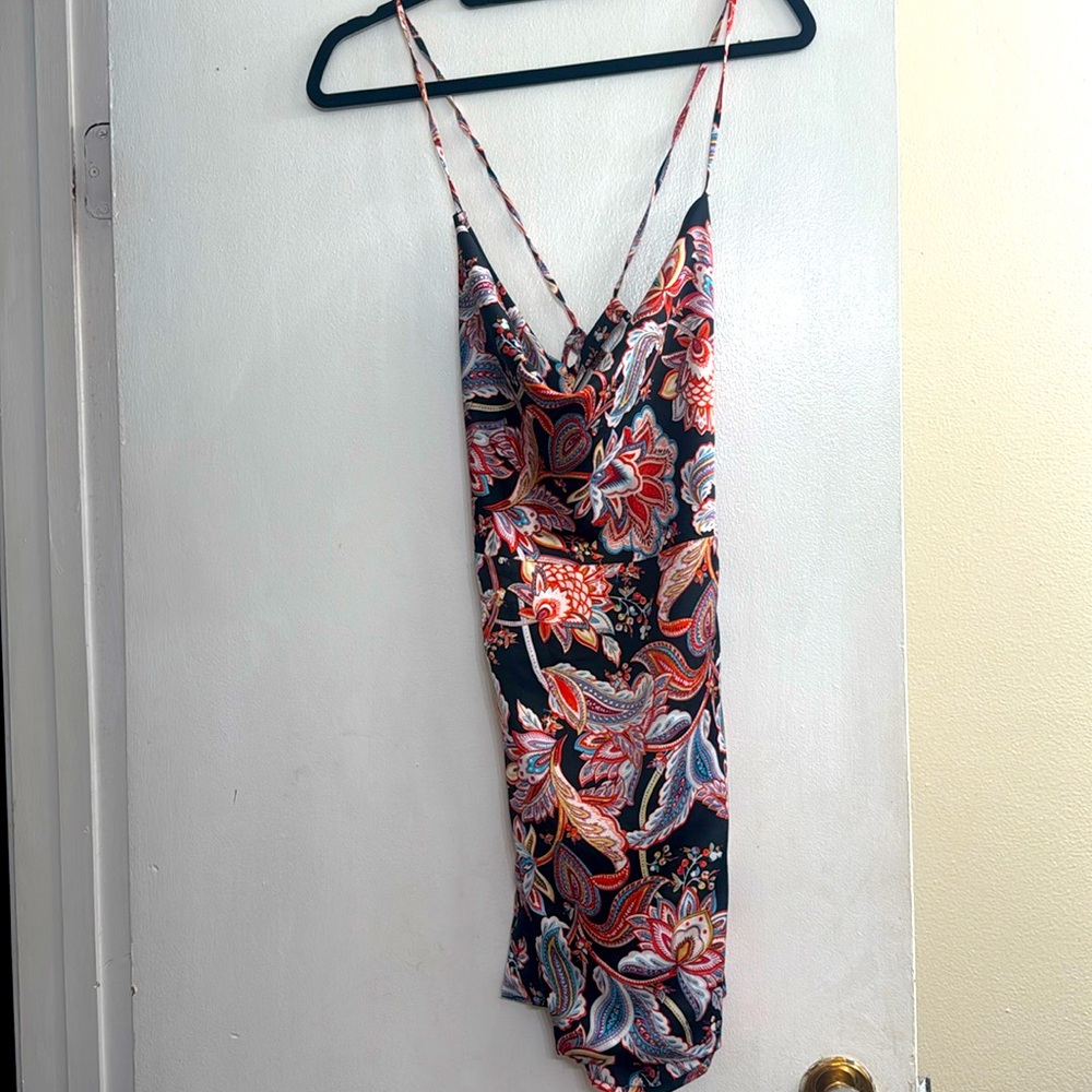 3 for $50 Fashion Nova  silky, paisley, sexy back dress